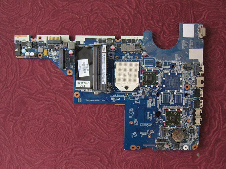 HP laptop motherboard CQ42 G42 CQ62 G62 592809-001 AMD - Click Image to Close